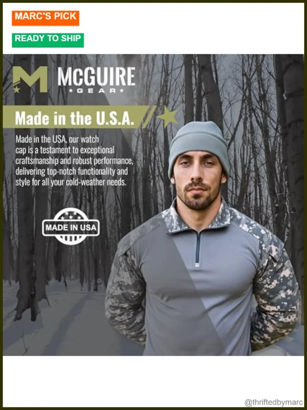Polartec 100 Fleece Watch Cap Beanie Lightweight Fitted Tactical Winter Hat